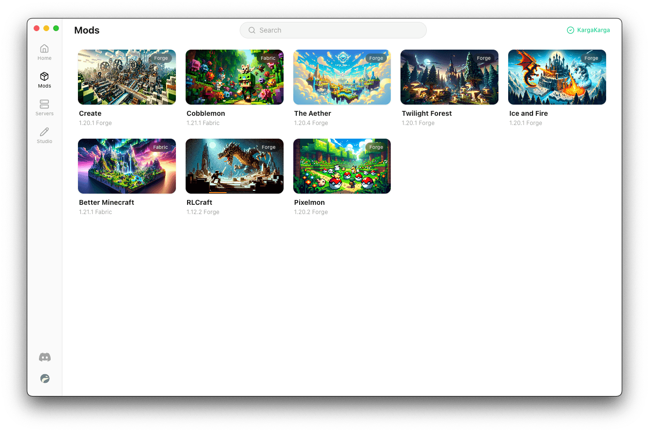 Orca mod browser